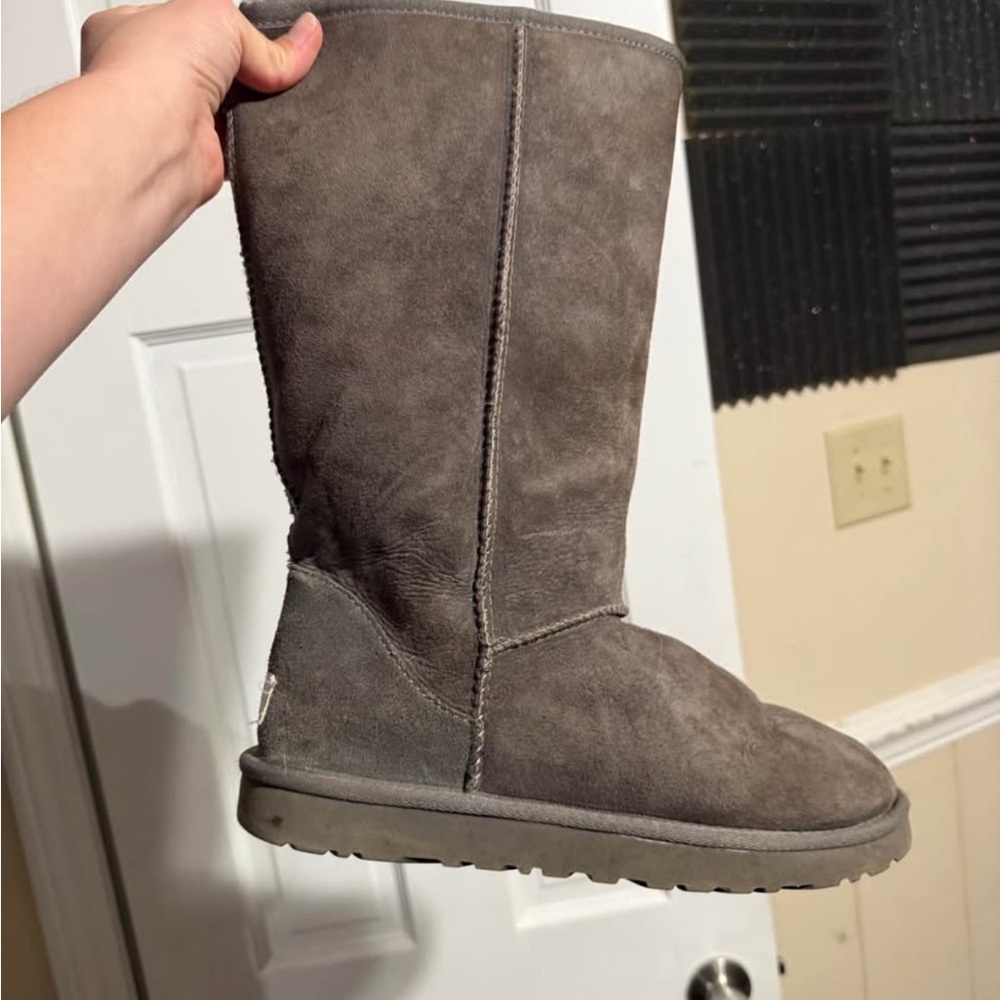 Tall Gray UGG Boots